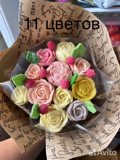 Съедобные букеты из шоколадных роз