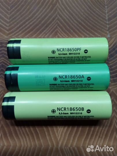 Аккумуляторы 18650 Panasonic