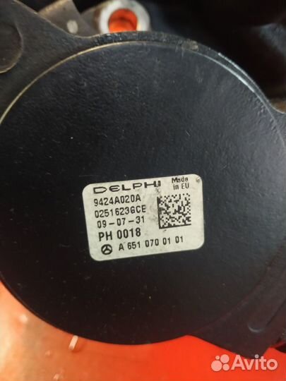 Тнвд двигателя om651, 2.1 cdi