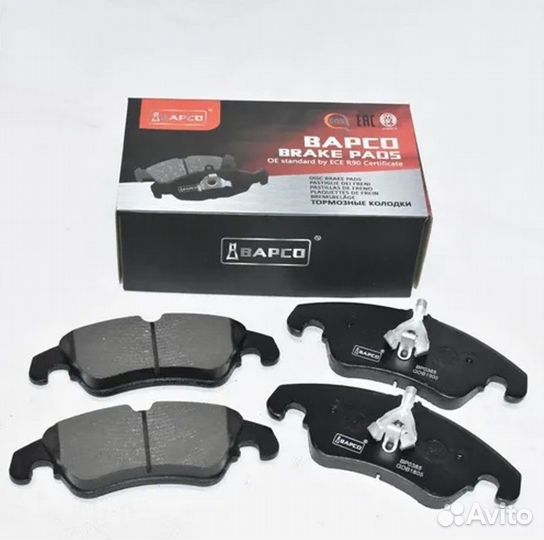 Колодки тормозные передние bapco BP0385