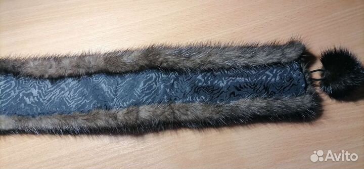 Повязка на голову из норки