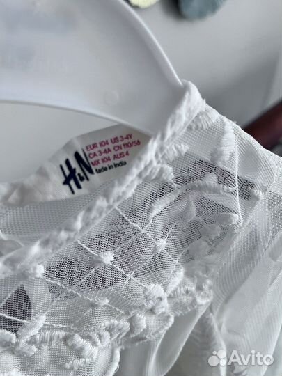 Блузка на девочку H&M 3-4 года
