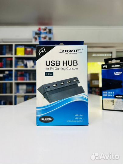 USB Хаб Dobe TP4-810 для PS4 fat