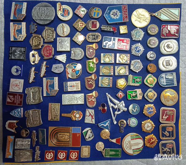 Значки СССР спортивные