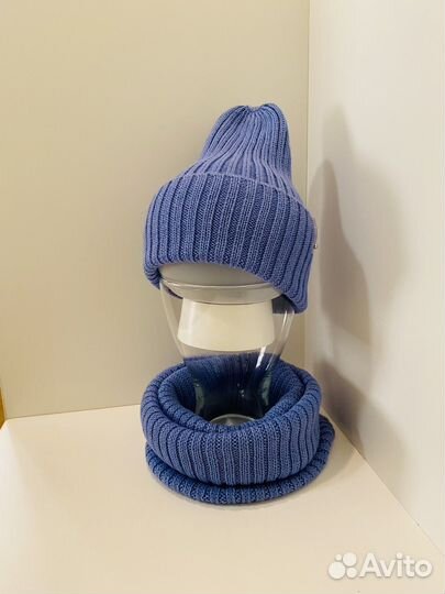Шапка вязаная, снуд