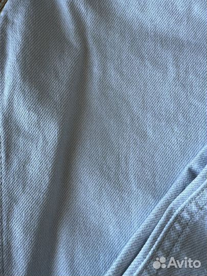 Идеальные новые голубые джинсы металлик Zara 36