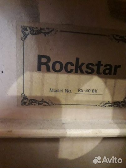 Новая акустическая гитара Рокстар, 40 дюймов