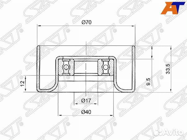 Ролик приводного ремня toyota fortuner
