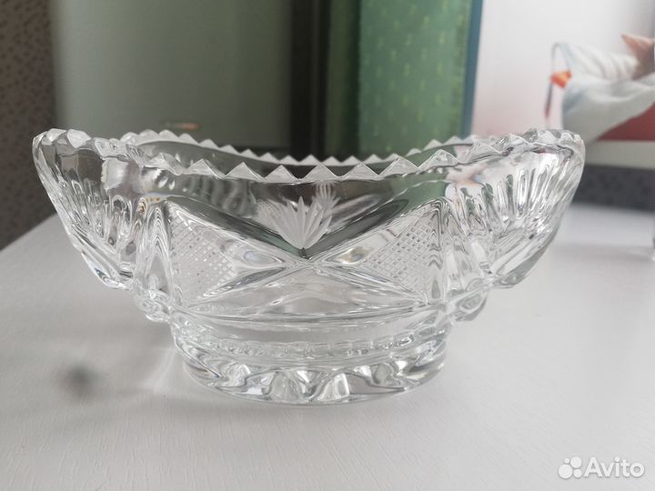 Хрусталь вазочки конфетницы