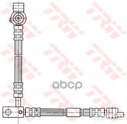Шланг тормозной перед прав nissan primera