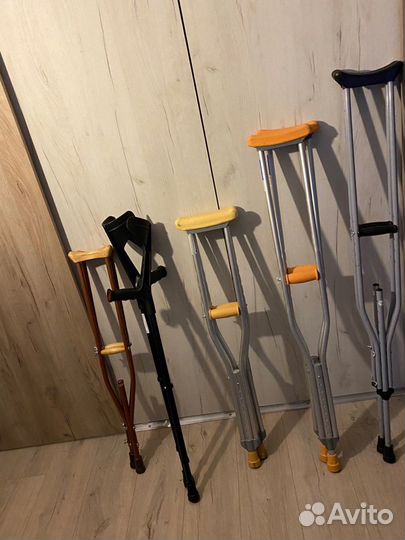 Аренда локтевых подмышечных костылей