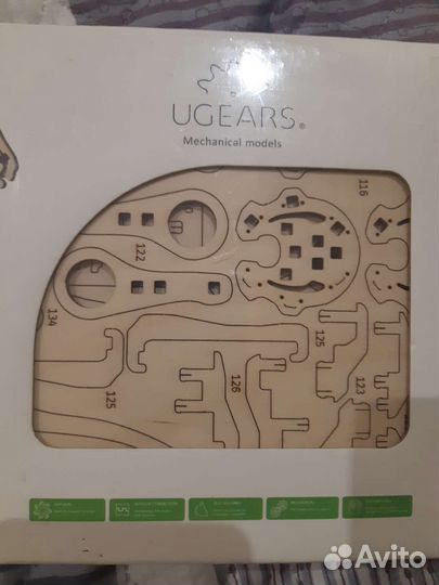 Деревянный 3D конструктор/пазл Ugears