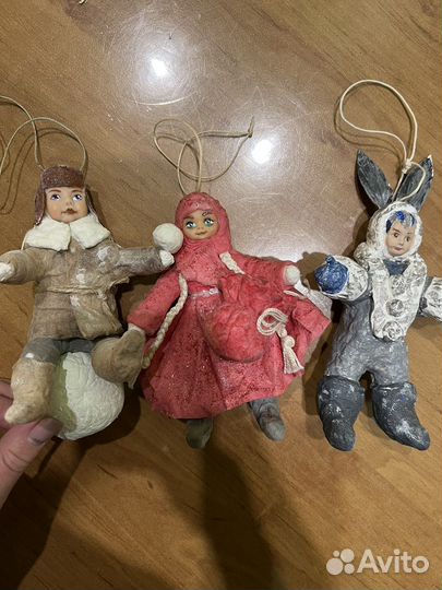 Новые елочные игрушки под старину