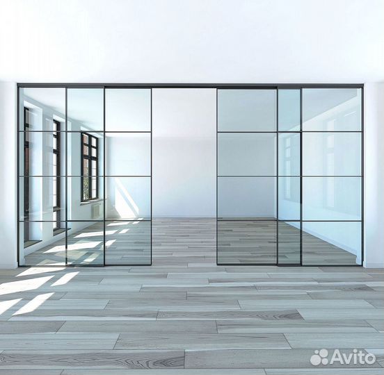 Стеклянные перегородки