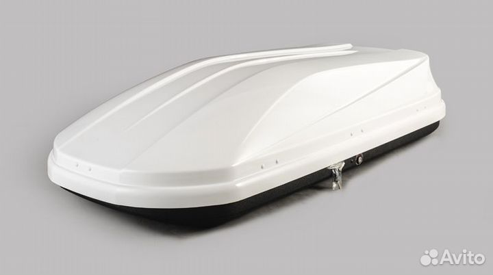 Бокс на крышу 460л., 173х80х42, серый, черный