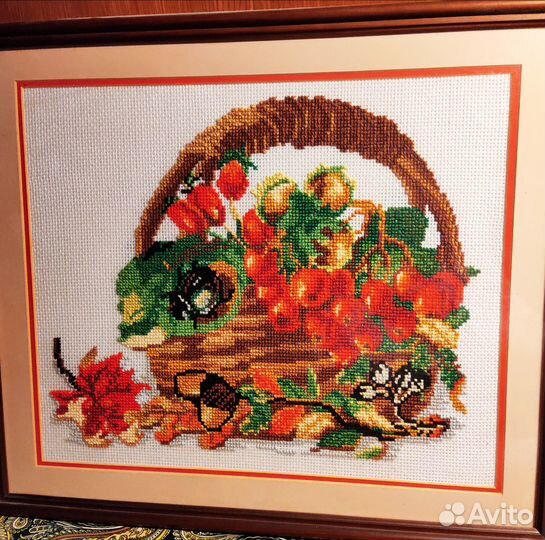 Картина вышитая крестом