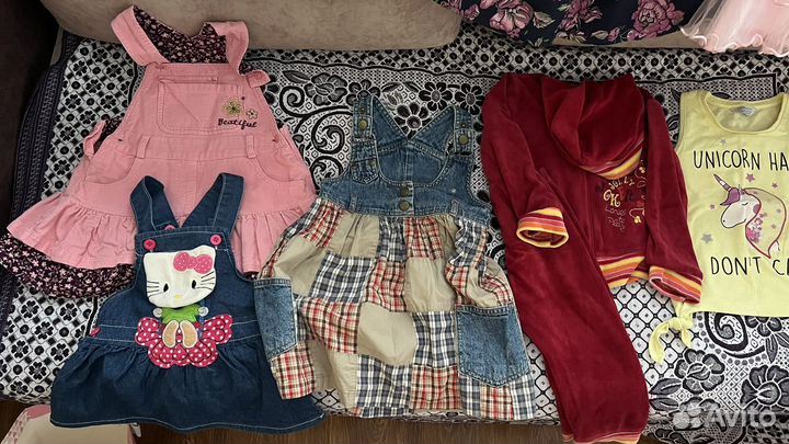 Вещи пакетом на девочку 74 80
