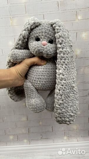 Вязанный зайка