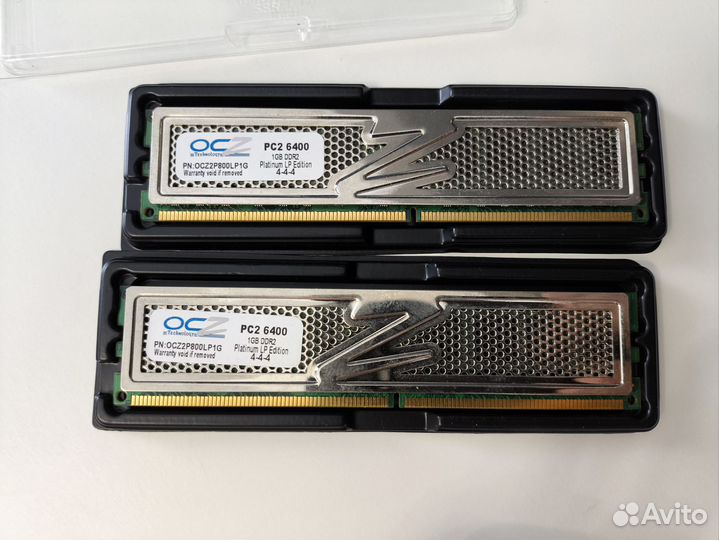 Оперативная память ddr2 OCZ 2x1Gb