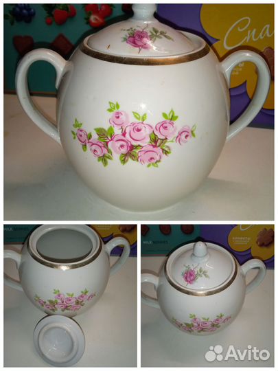 Чайники сахарницы блюдца СССР