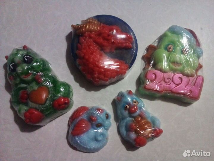 Мыло ручной работы дракон. Символ 2024 года