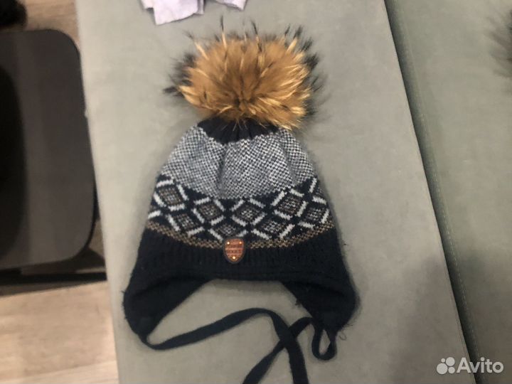 Шапка для мальчика зима 42-46