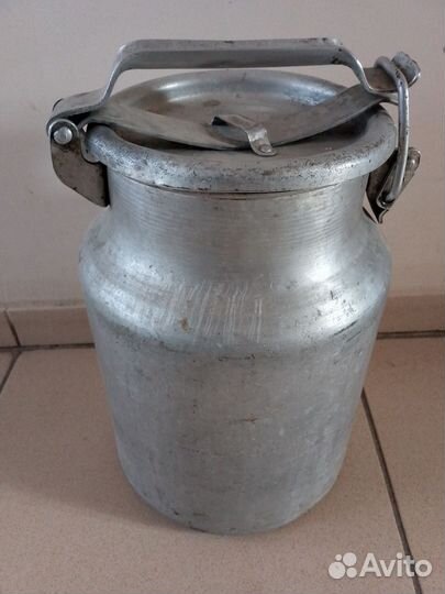 Фляга алюминиевая бу 40л. Ведра СССР новые