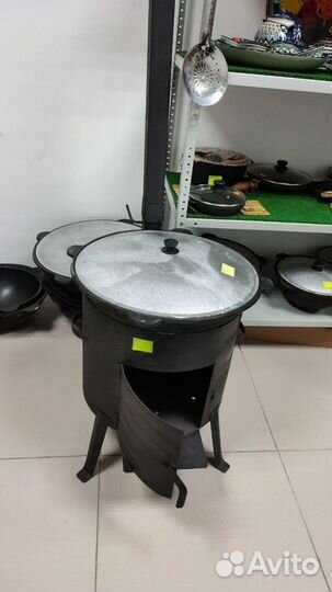 Казан с печью