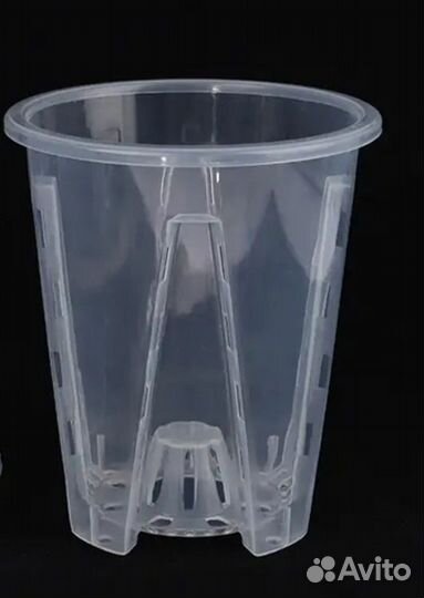 Горшки прозрачные для орхидей, цветов, растений