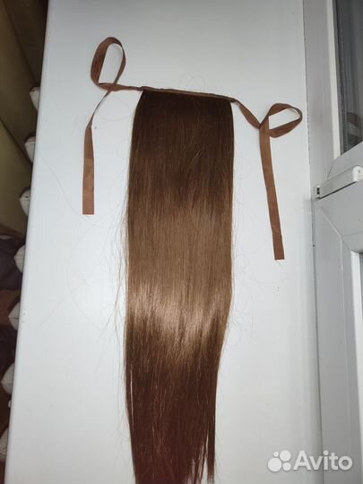 Волосы на заколках искусственные