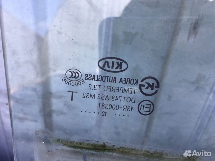 Стекло двери задней левой KIA Soul 2009-2014