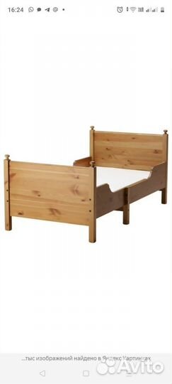 Детская кровать IKEA раздвижная сундвик