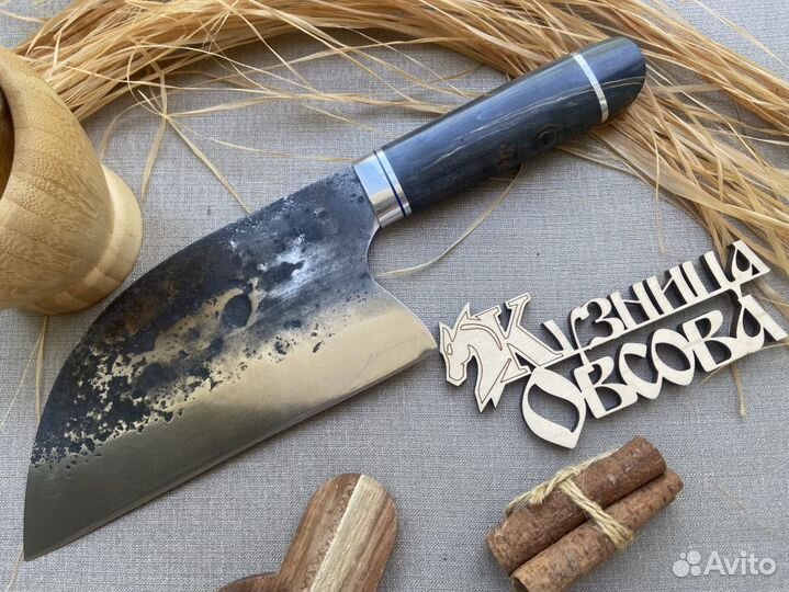 Поварской шеф нож Серб из кованой стали х12мф