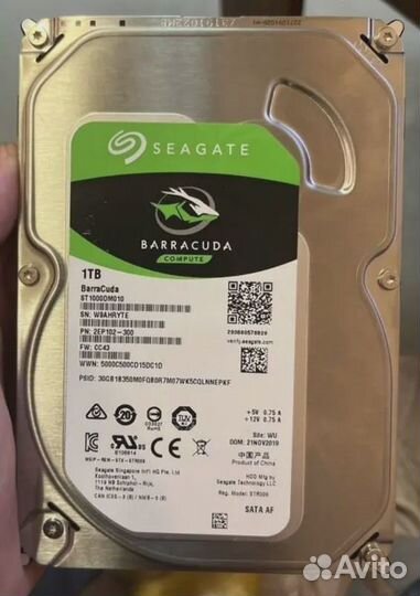 Жесткий диск seagate barracuda 1tb