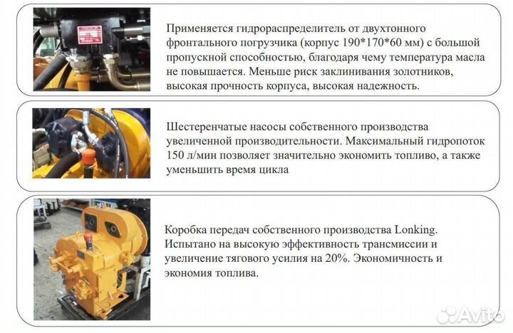 Фронтальный погрузчик Lonking CDM932N, 2023