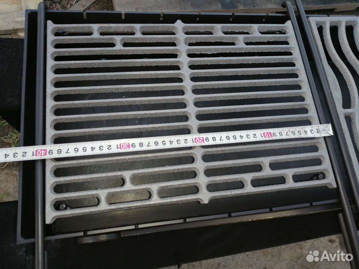 Решётка-гриль, чугунная решётка в Тюмени