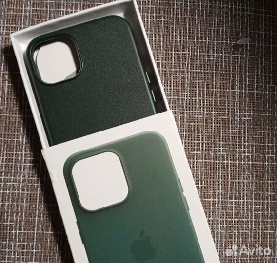 Кожаный чехол iPhone 14pro