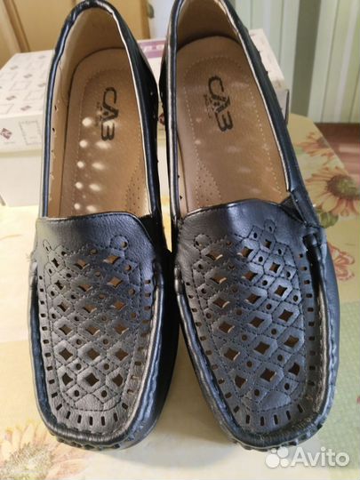 Женские кожаные туфли 41 размер
