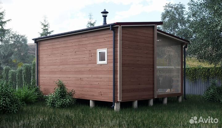 Каркасный дом барнхаус