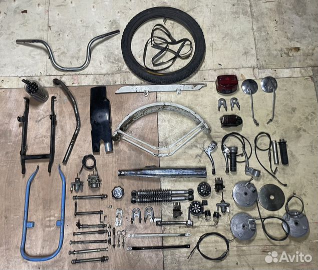 Мопед Delta RMR 24 СССР по запчастям