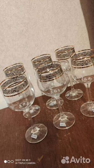 Фужеры богемия чехия