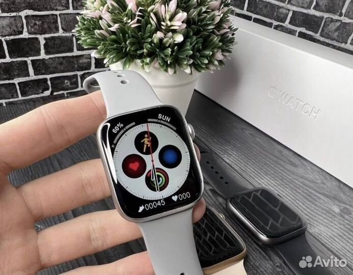 Apple Watch 9 + безрамочный экран (на гарантии)