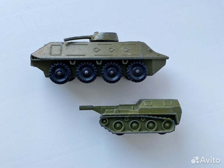 Металлические модели танков и бтр СССР