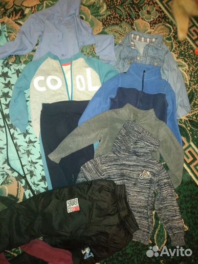 Большой пакет вещей осень 2-3 года мальчик