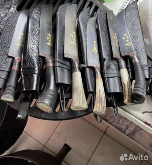 Узбекский нож пчак (ляган посуда)