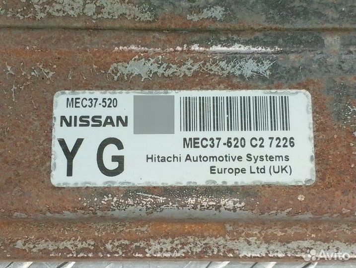 Блок управления двигателем Nissan Note E11 CR14