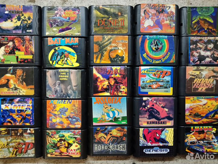 Sega Картриджи 90-00ых Одноигровки Полноплатные