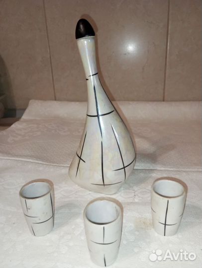 Фарфоровый штоф, стопки СССР