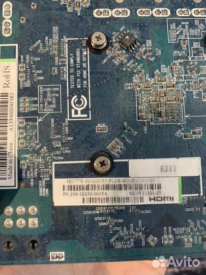 Видео карта hd 7770 1гб