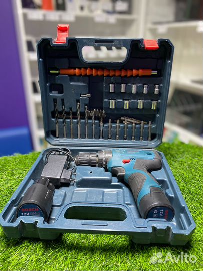 Дрель-шуруповерт Bosch GSR 120-LI, 2Ач, с двумя ак